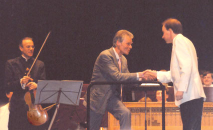 With Robin Holloway following a performance of Holloway’s viola concerto